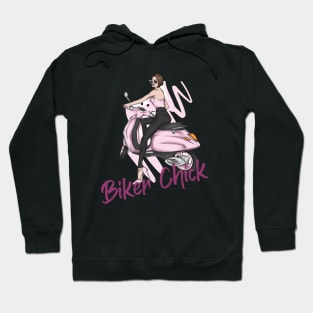 Biker Chick - Let's Ride With Style. Hoodie